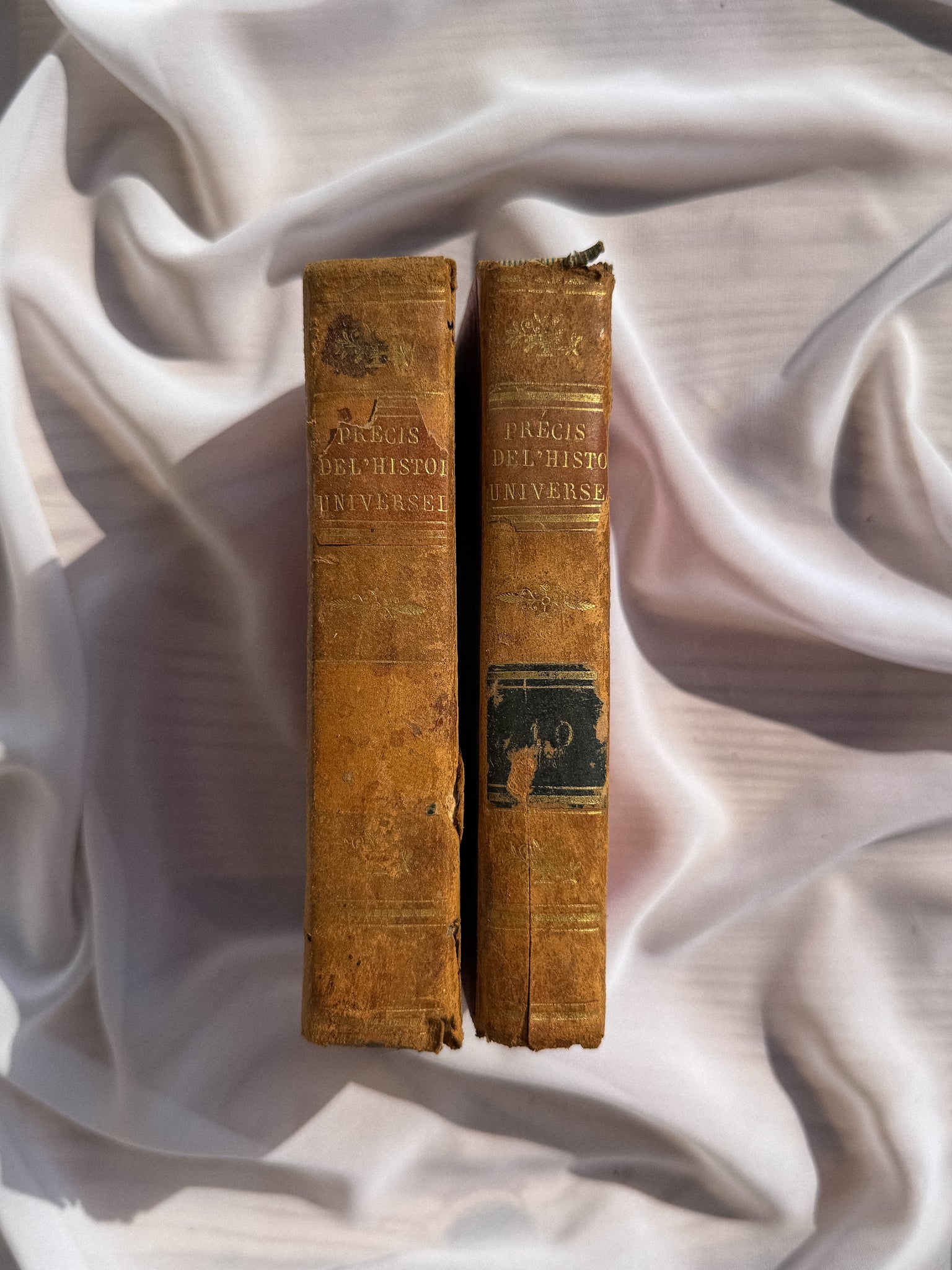 Set 2 starožitných knih 2.&10. díl, L. P. Anquetil 1821
