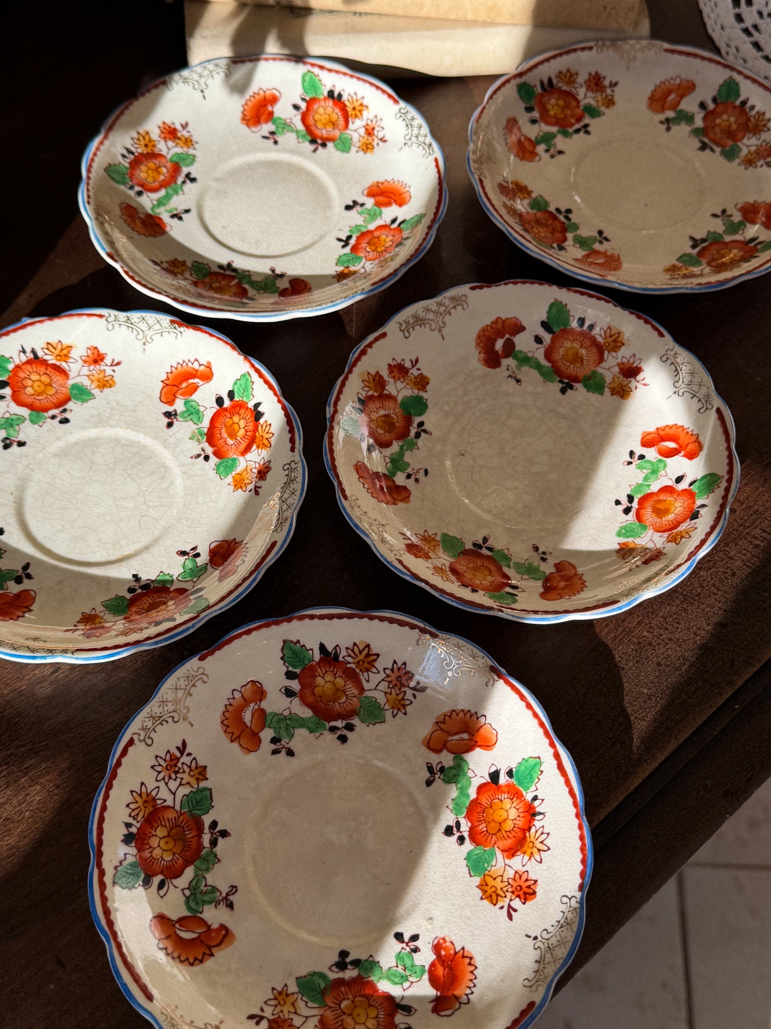 Japonské vintage talířky 5 ks