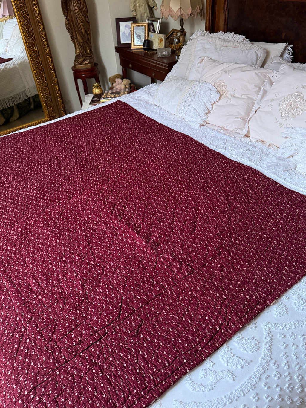 Oboustranný prošívaný přehoz