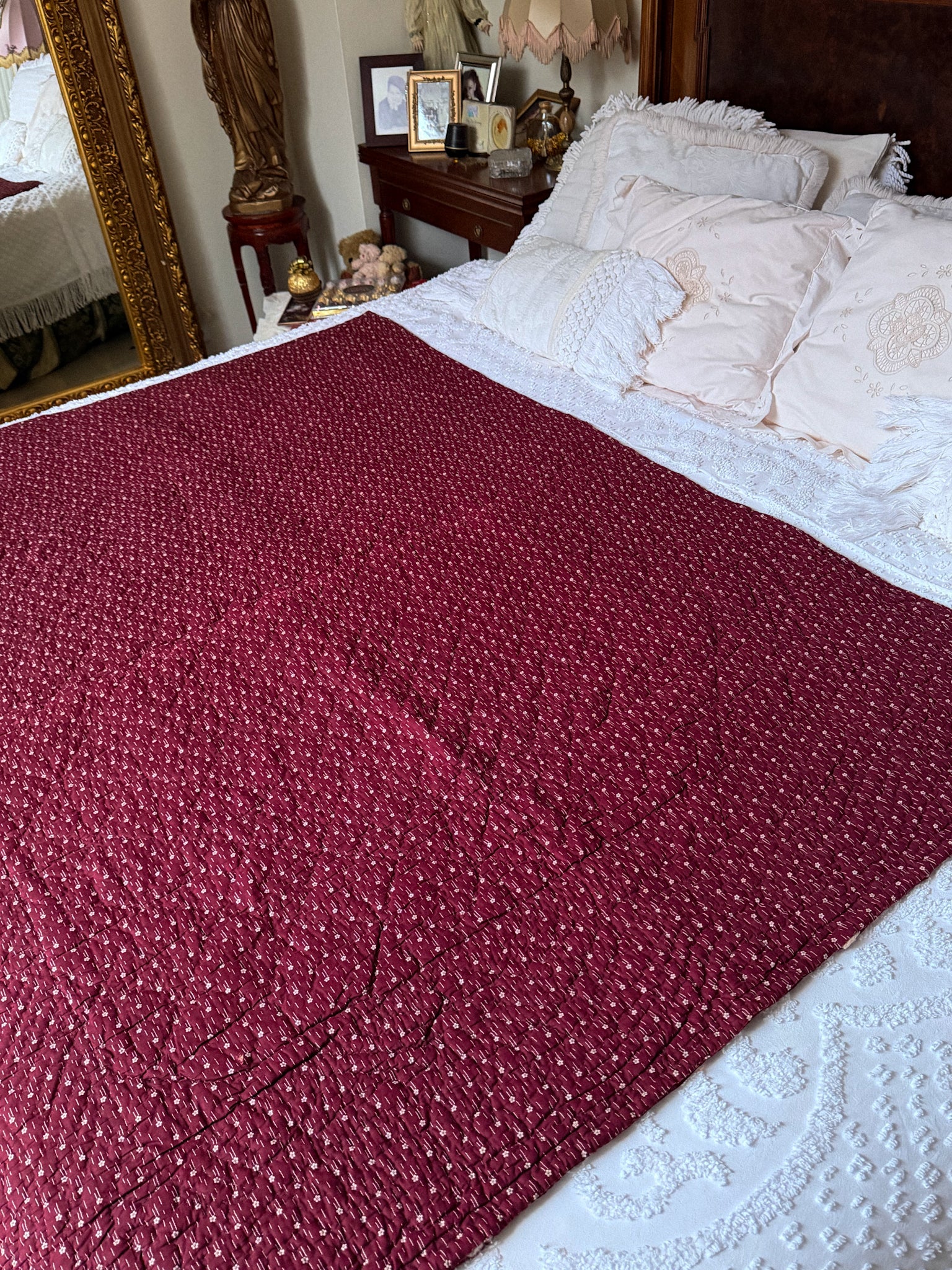 Oboustranný prošívaný přehoz