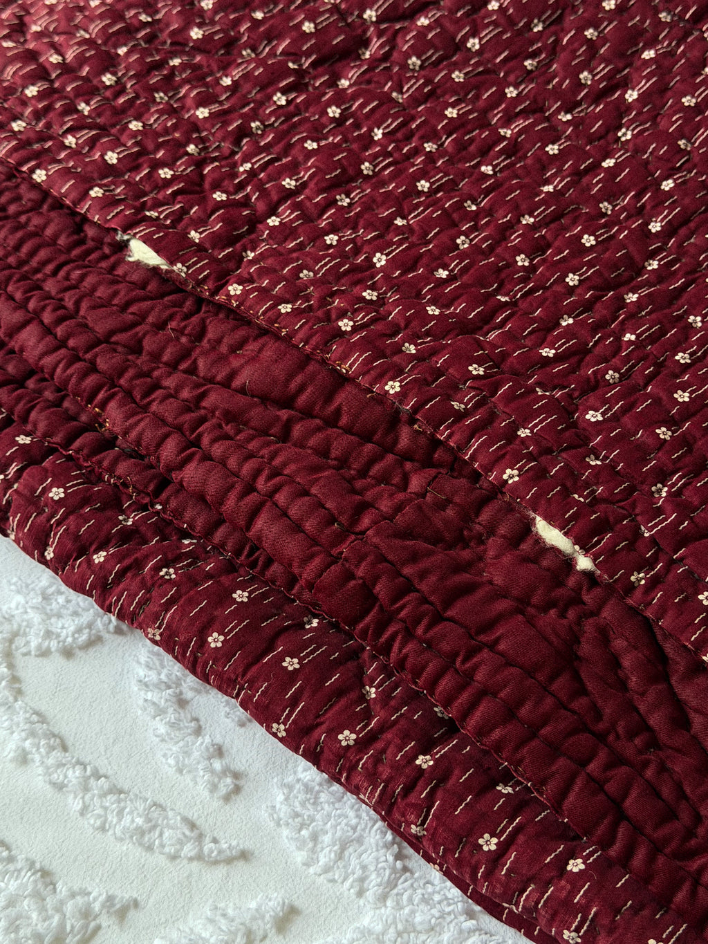 Oboustranný prošívaný přehoz