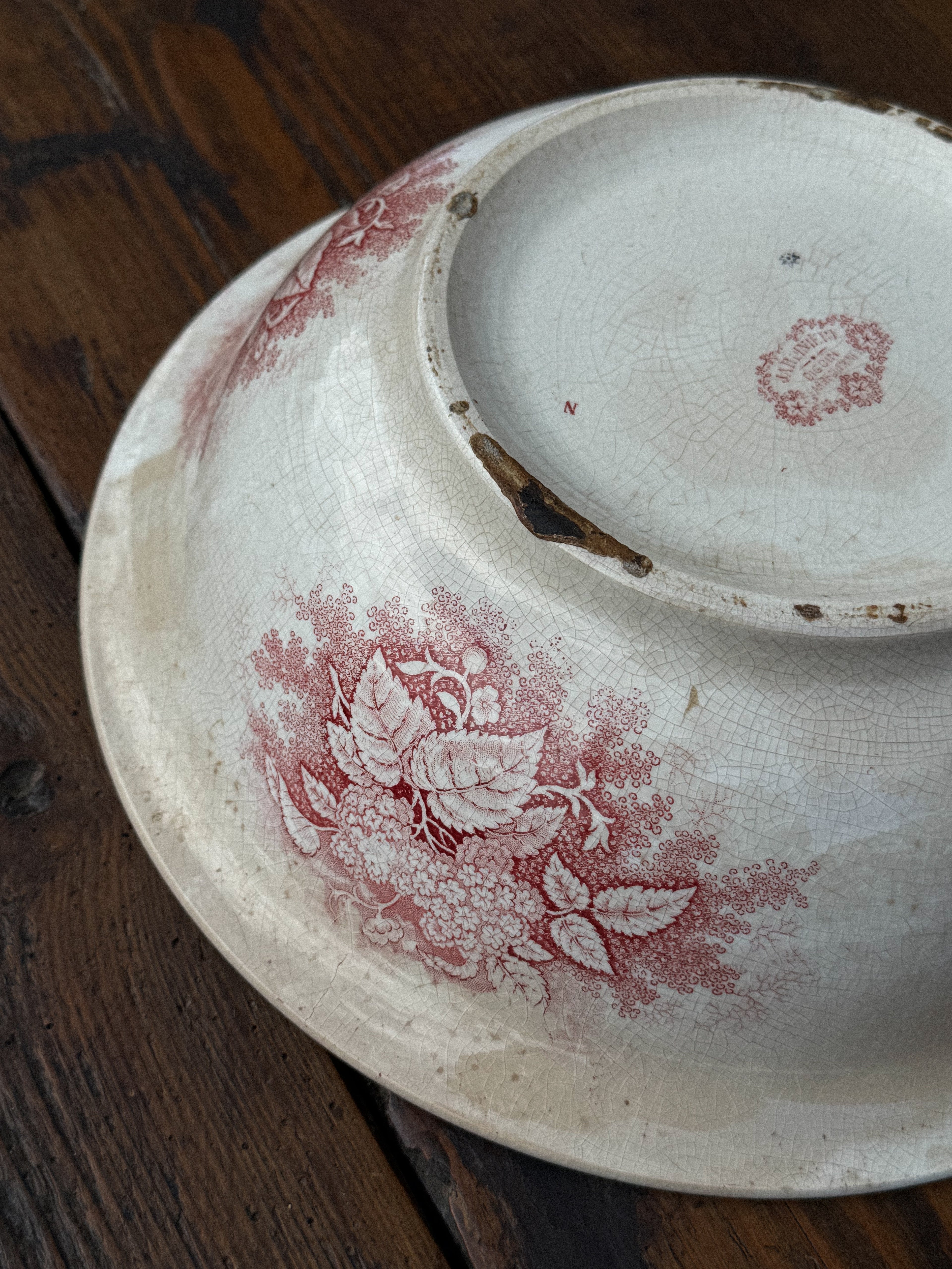 Koupelnová mísa Digoin & Sarrenguemines Jardinière