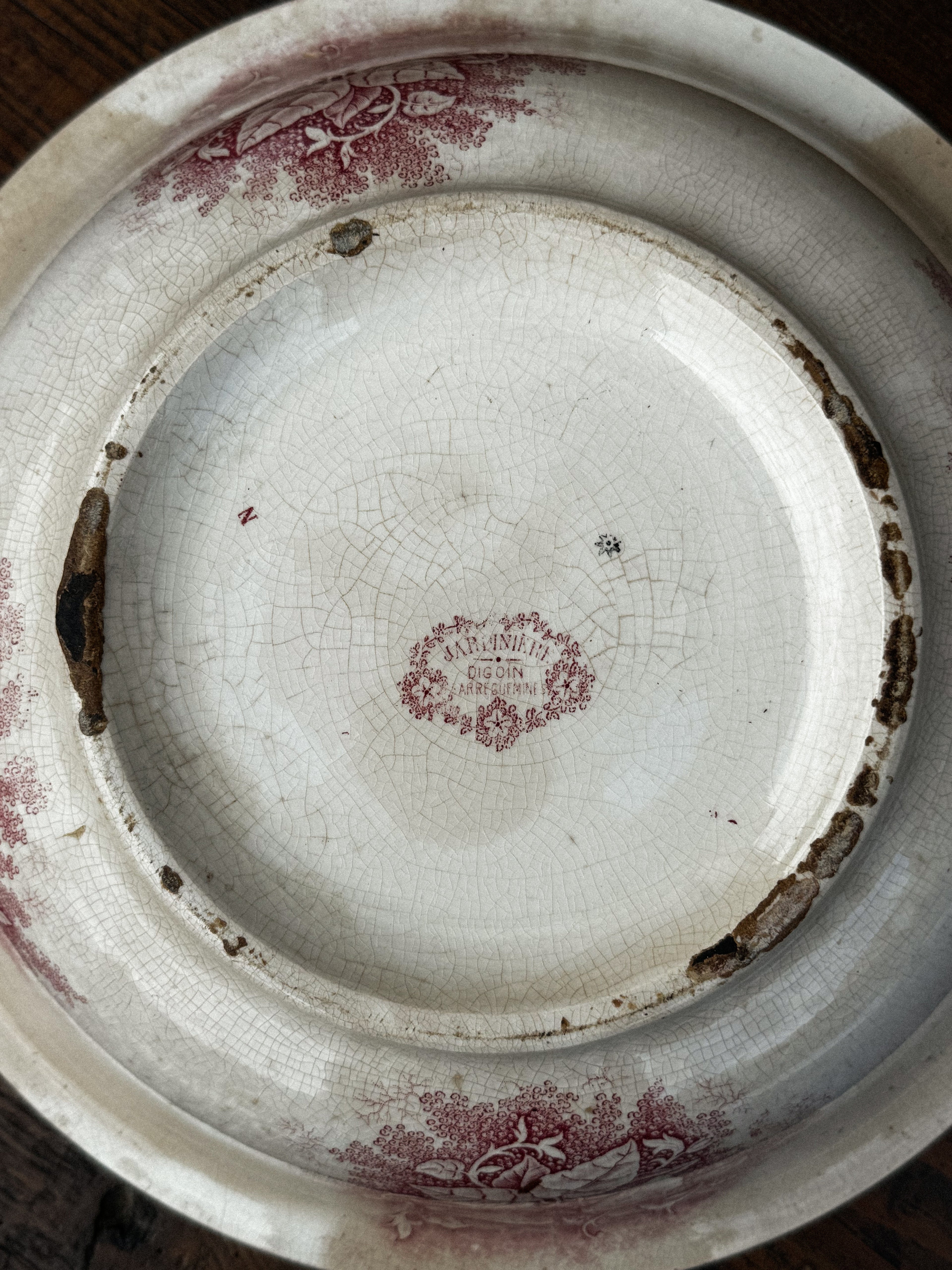 Koupelnová mísa Digoin & Sarrenguemines Jardinière