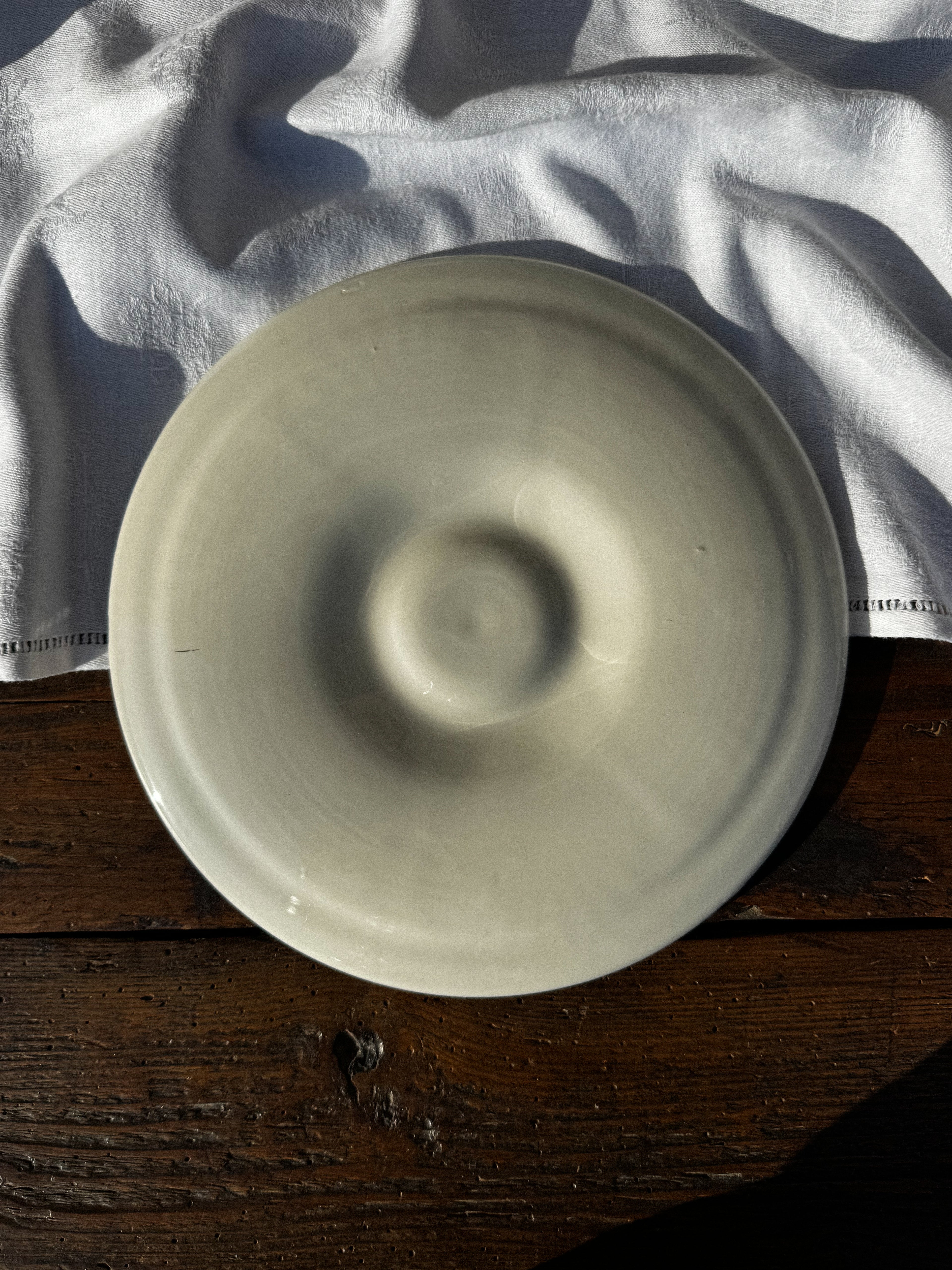 Sada 2 vintage talířů na ústřice