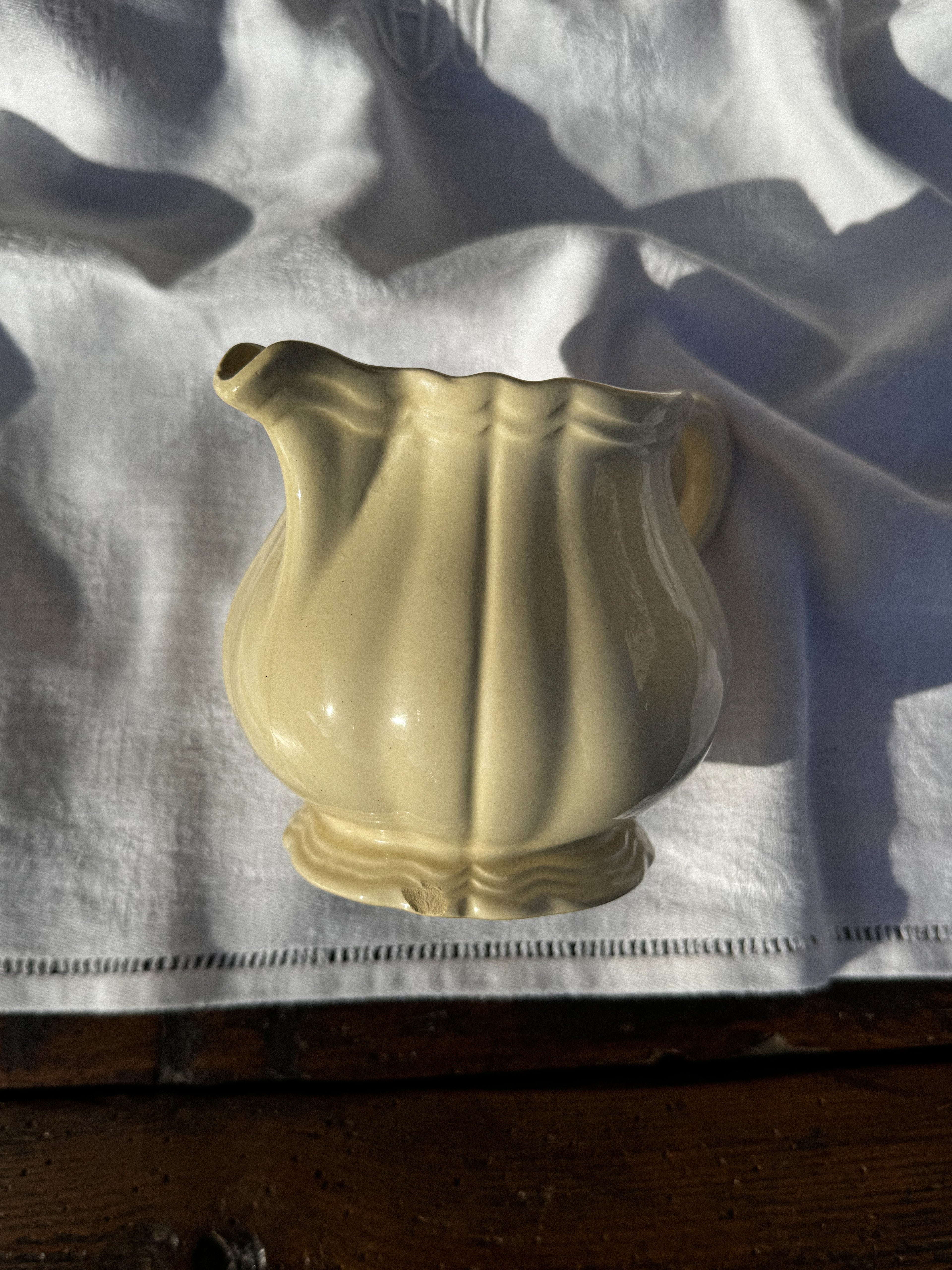 Starožitná keramická konvička Digoin & Sarreguemines