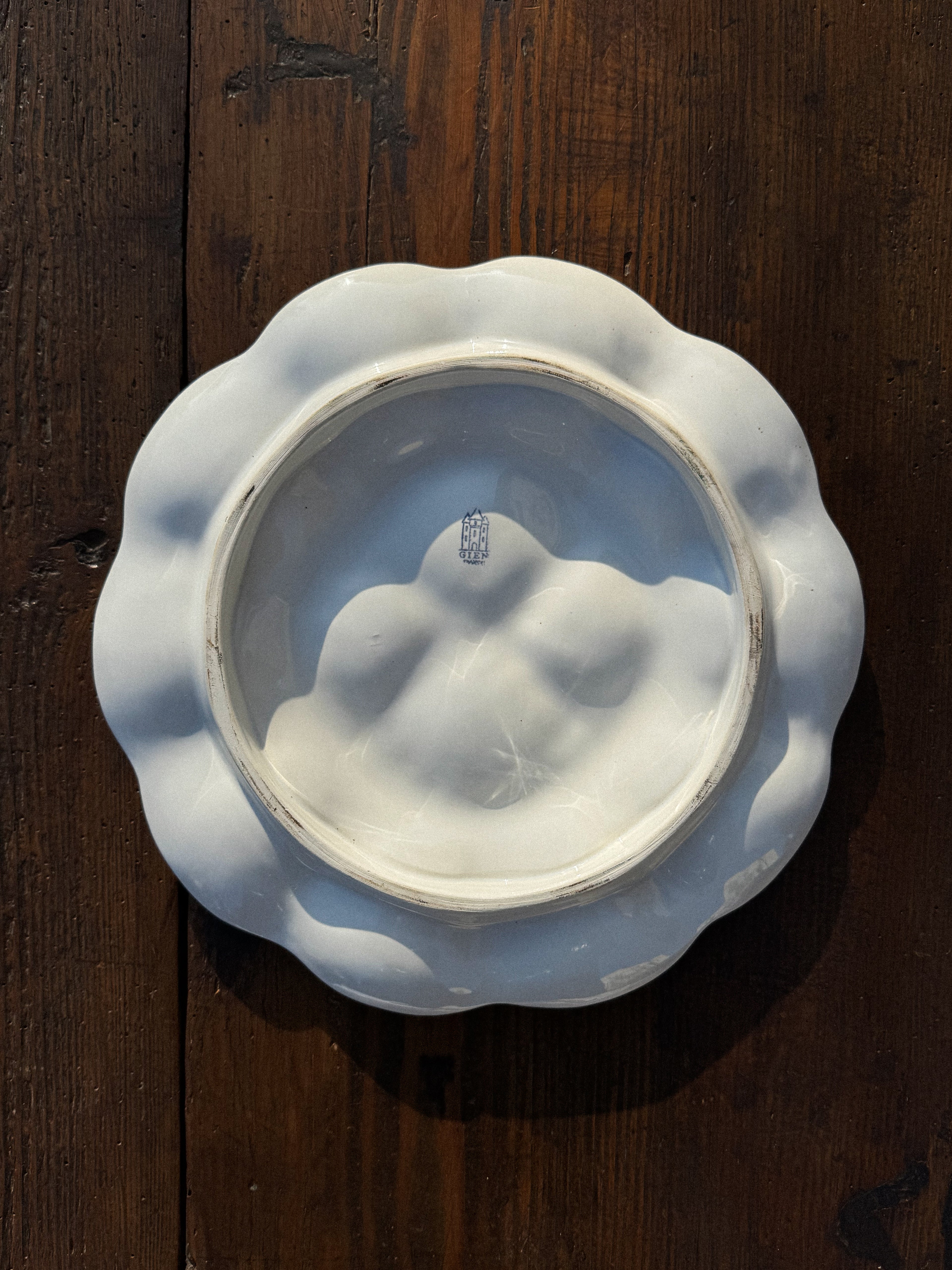 Vintage podnos na ústřice Gien