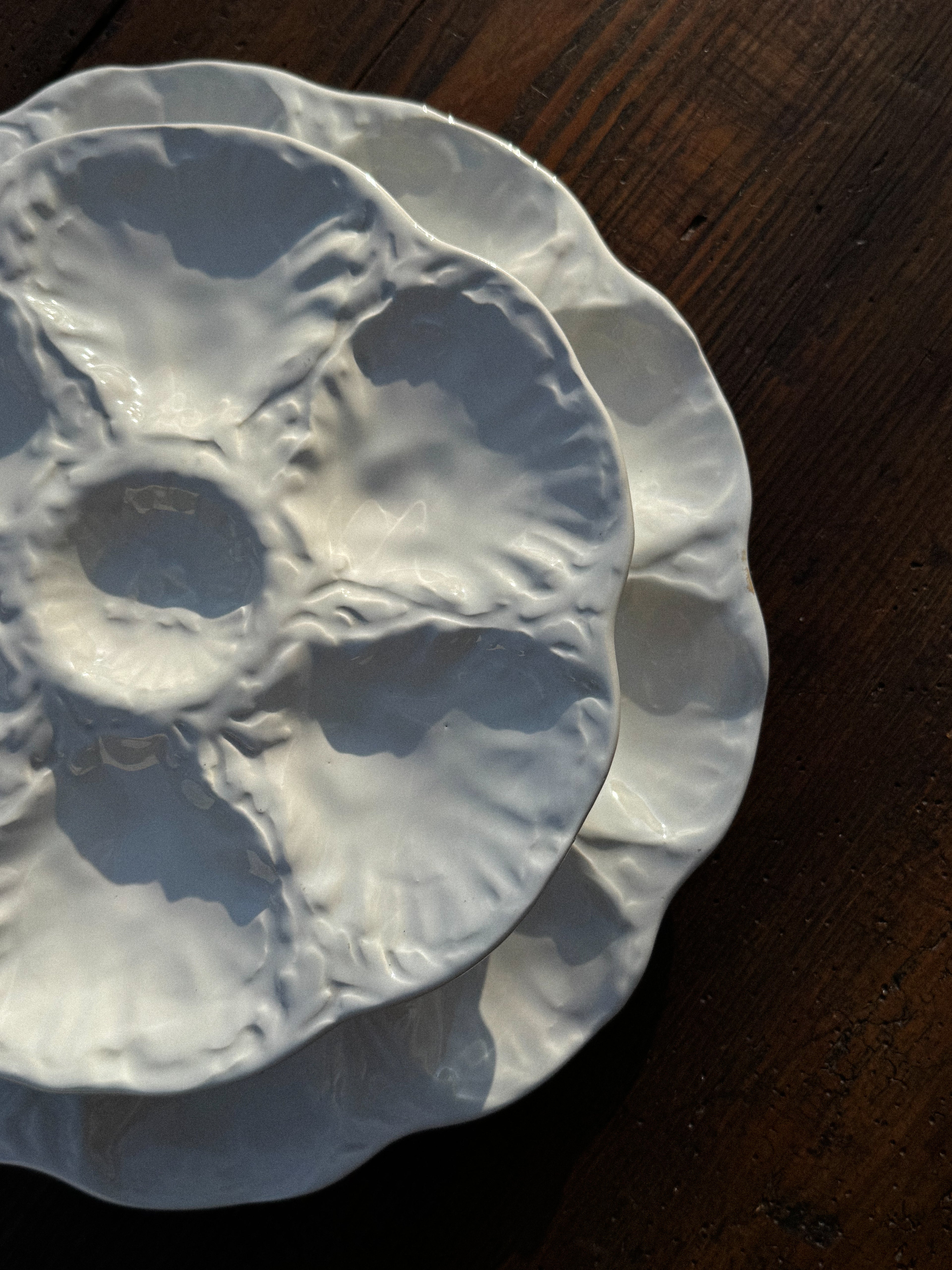 Vintage podnos na ústřice Gien