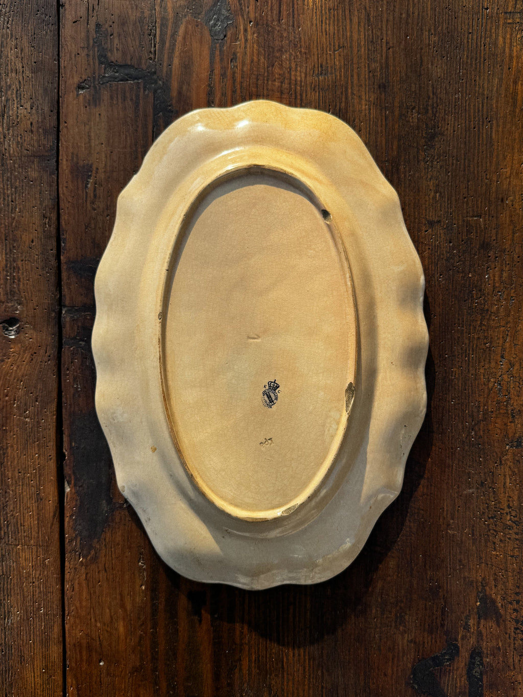 Francouzský podnos Lunéville z 19. století