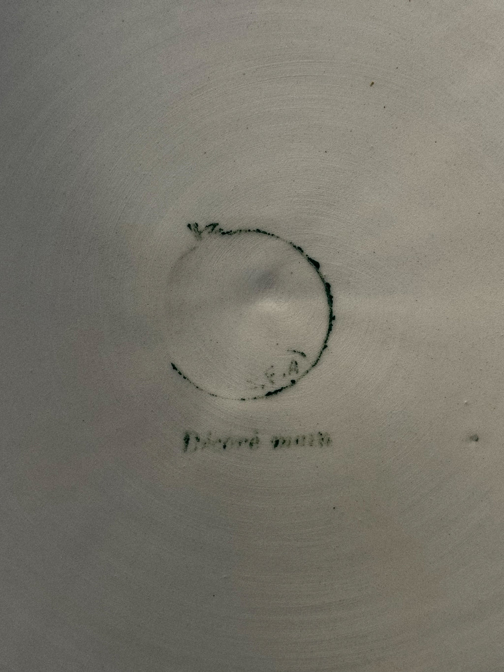 Ručně malovaný francouzský podnos s modrými květy