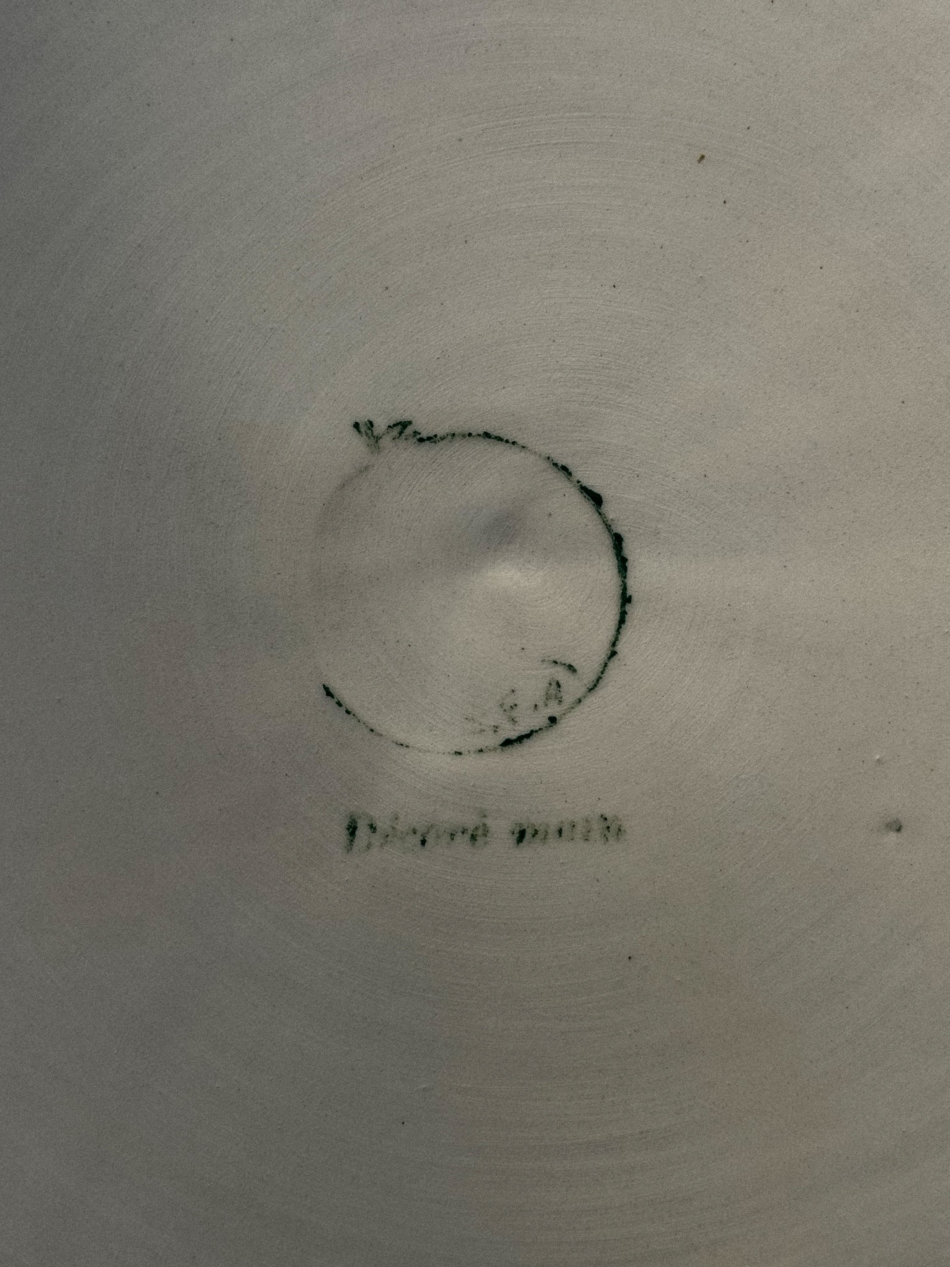 Ručně malovaný francouzský podnos s modrými květy