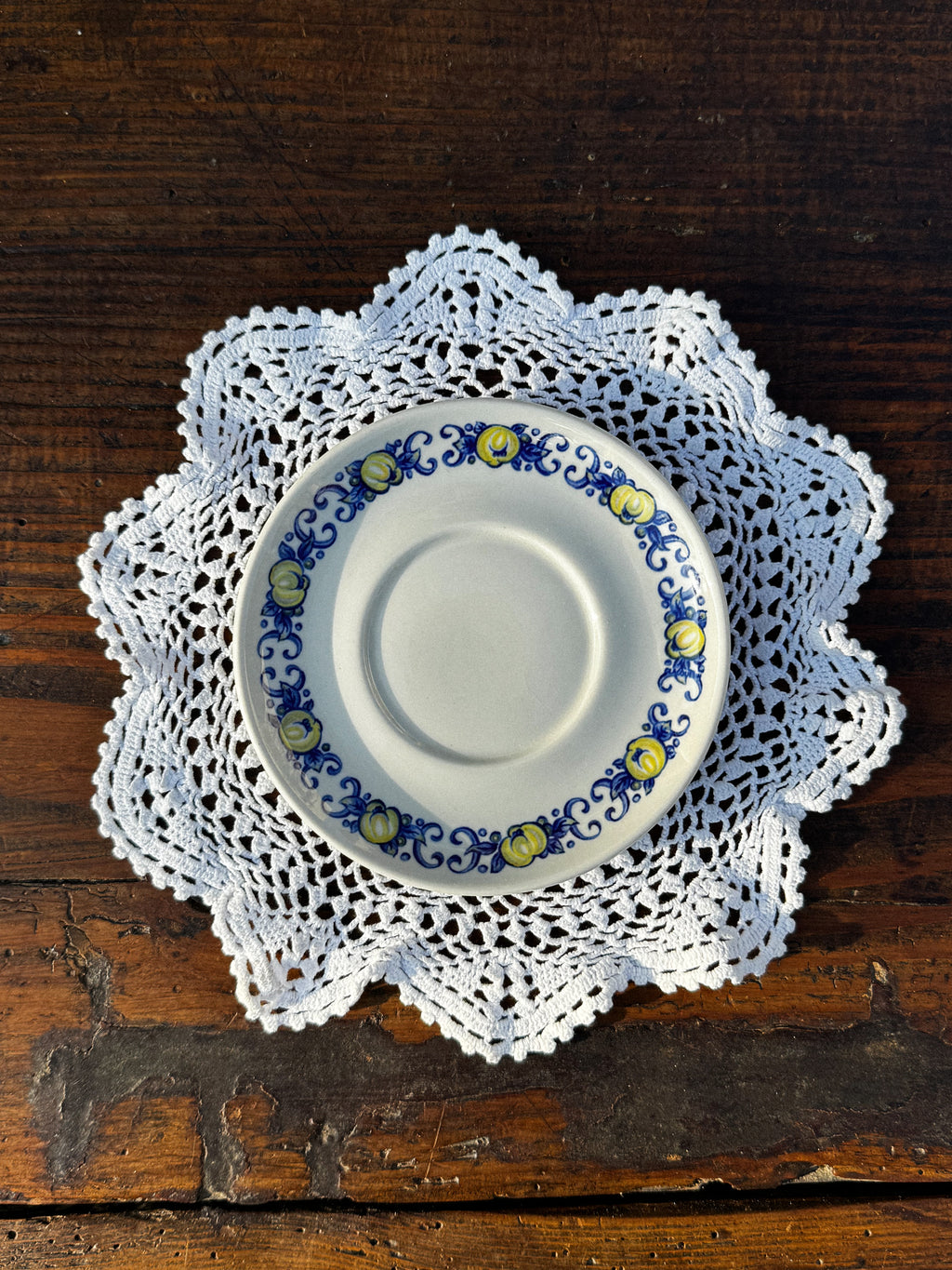 Malý vintage šálek s podšálkem Villeroy & Boch