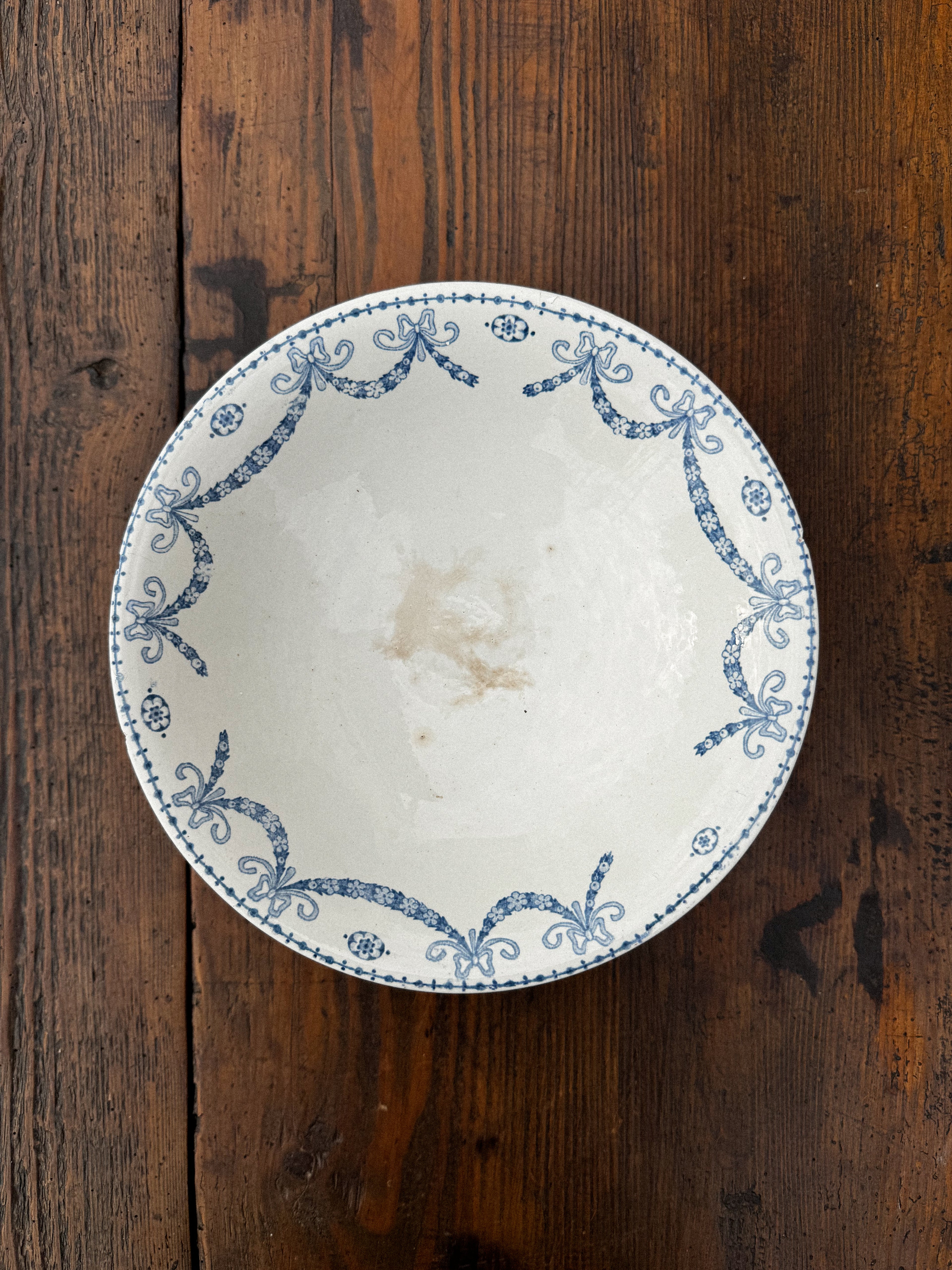 Starožitný zdobený podnos U&C Sarreguemines, 20. léta 20. st.