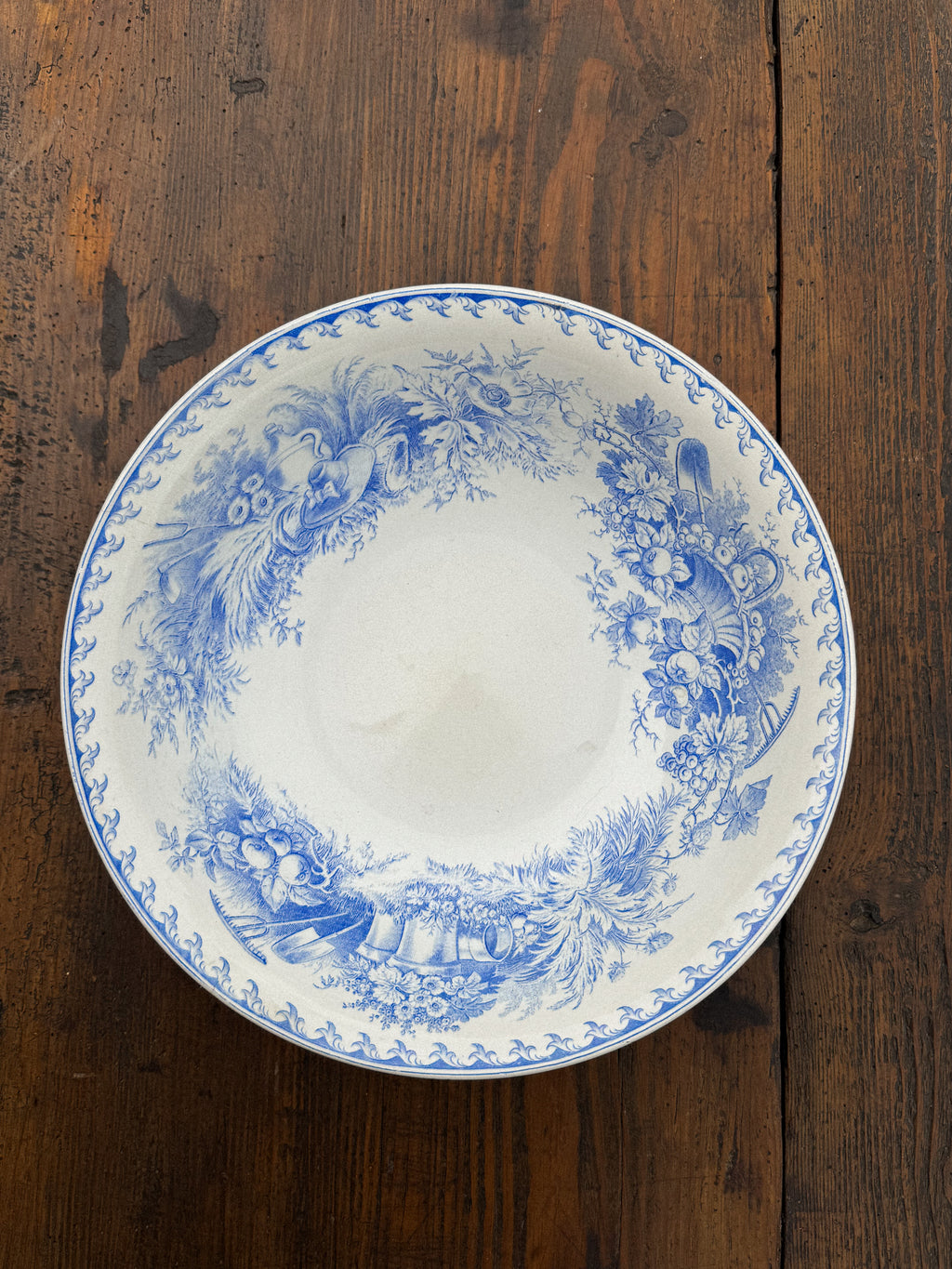 Starožitný francouzský toaletní set U&C Sarreguemines z 19. století