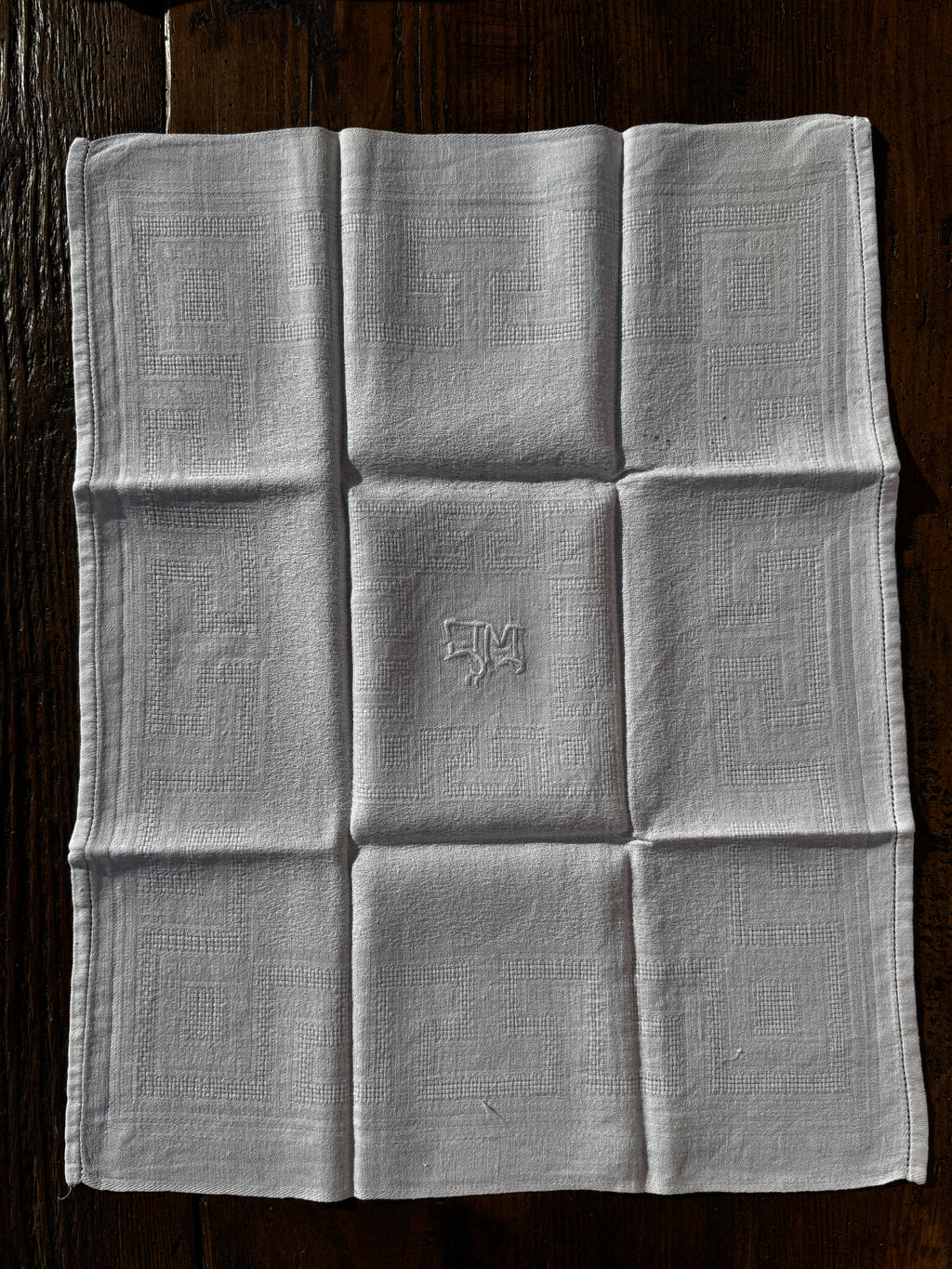 Látkový ubrousek s monogramem "MC" 1 ks č.1