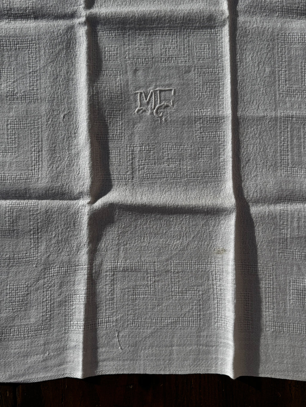 Látkový ubrousek s monogramem "MC" 1 ks č.2