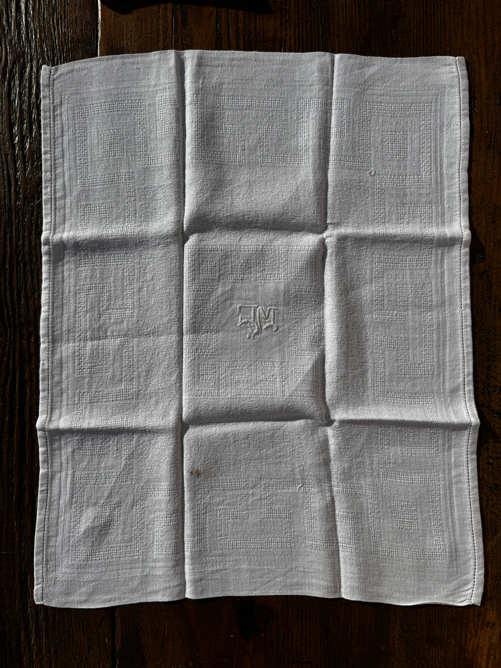 Látkový ubrousek s monogramem "MC" 1 ks č.2