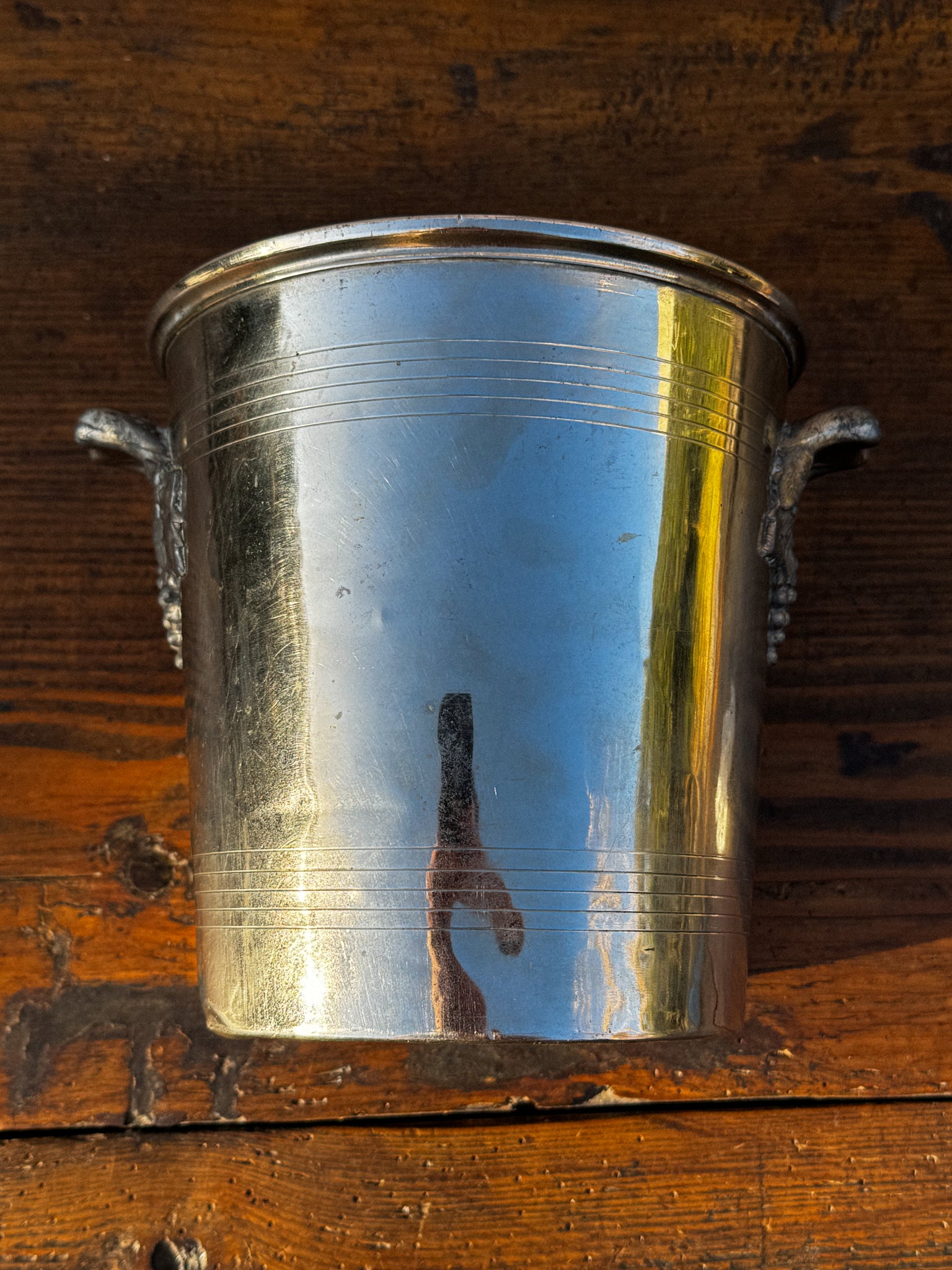 Chladicí nádoba na víno s motivem vinných hroznů