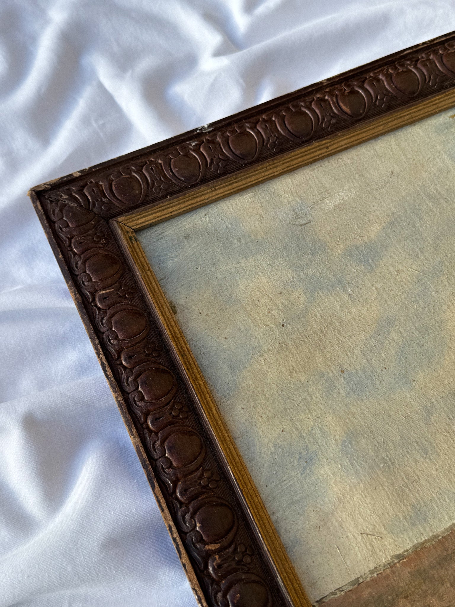 Obraz Kostel v dřevěném rámu 20. století