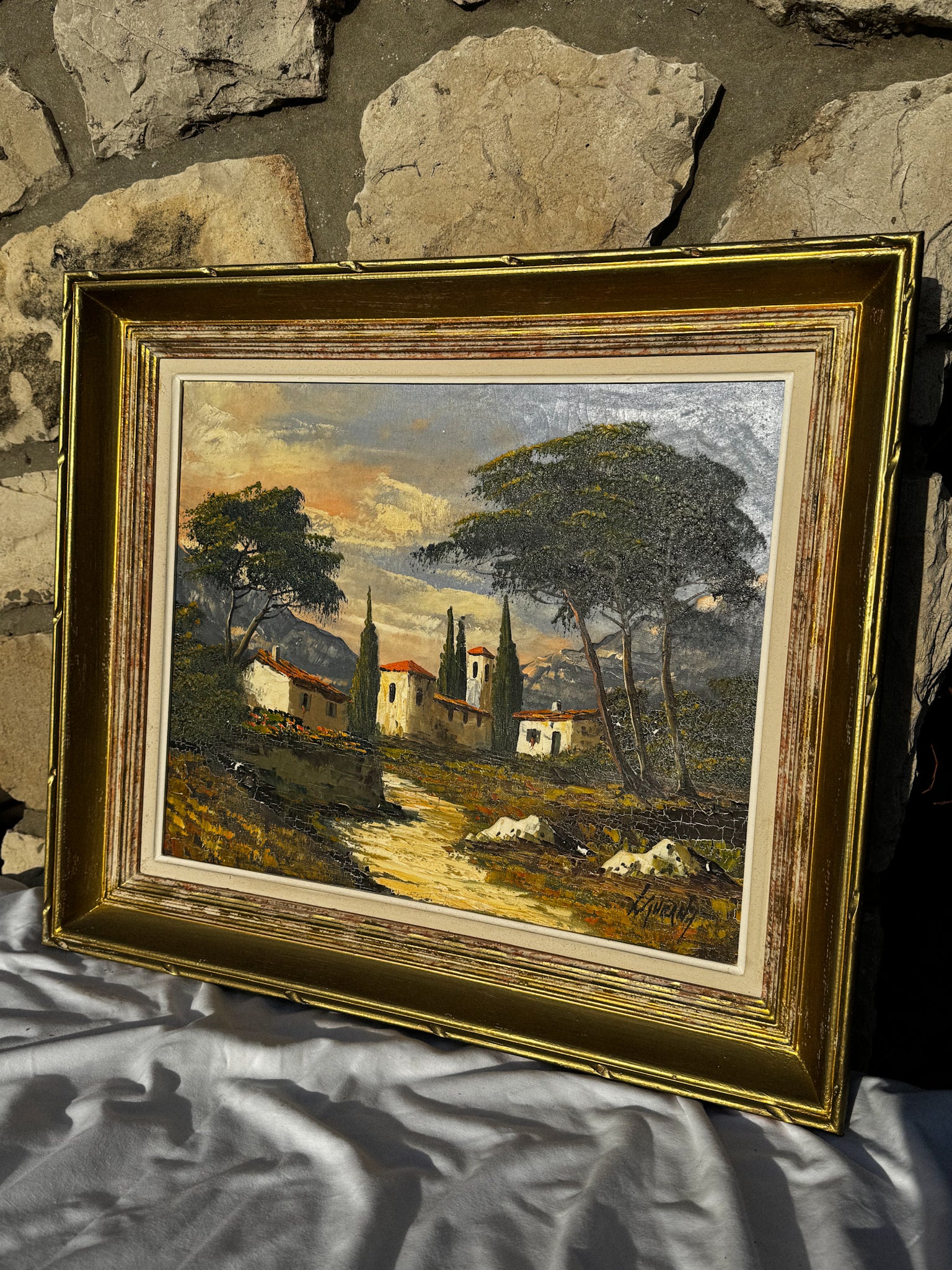 Obraz středomořské krajiny