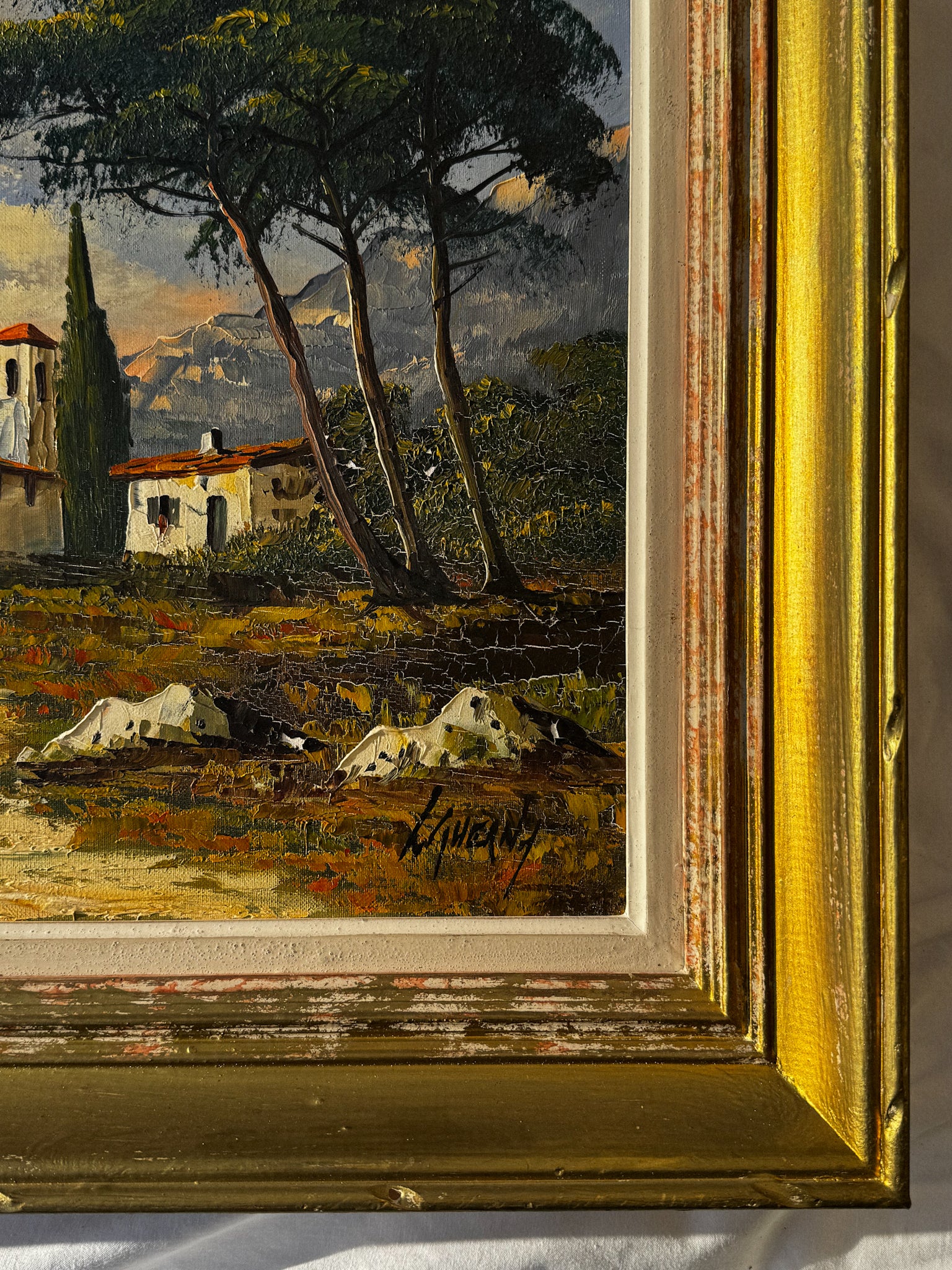 Obraz středomořské krajiny