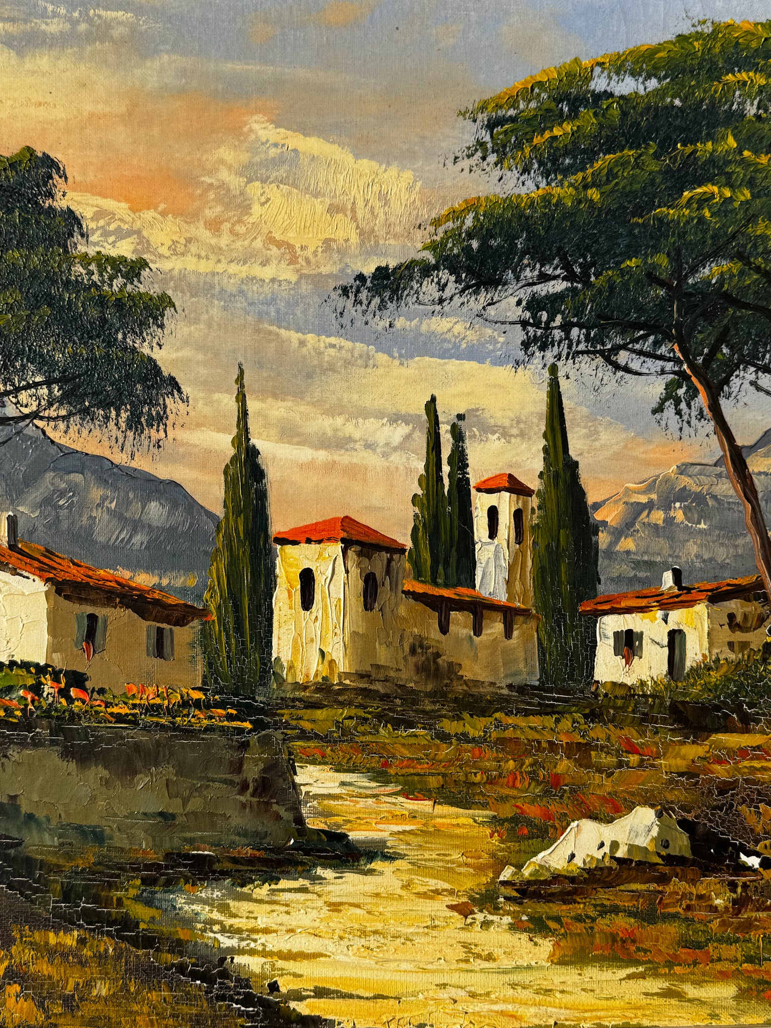 Obraz středomořské krajiny