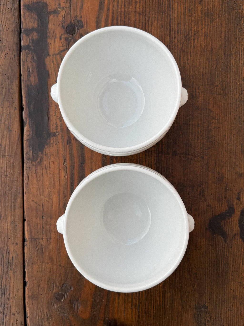 Set 2 keramických misek s lvími hlavami Pillivuyt