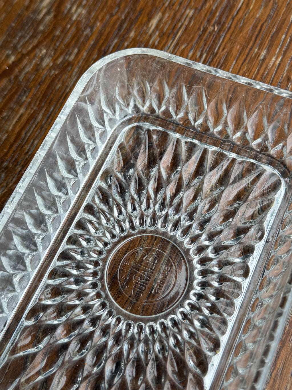 Vintage Glasschale