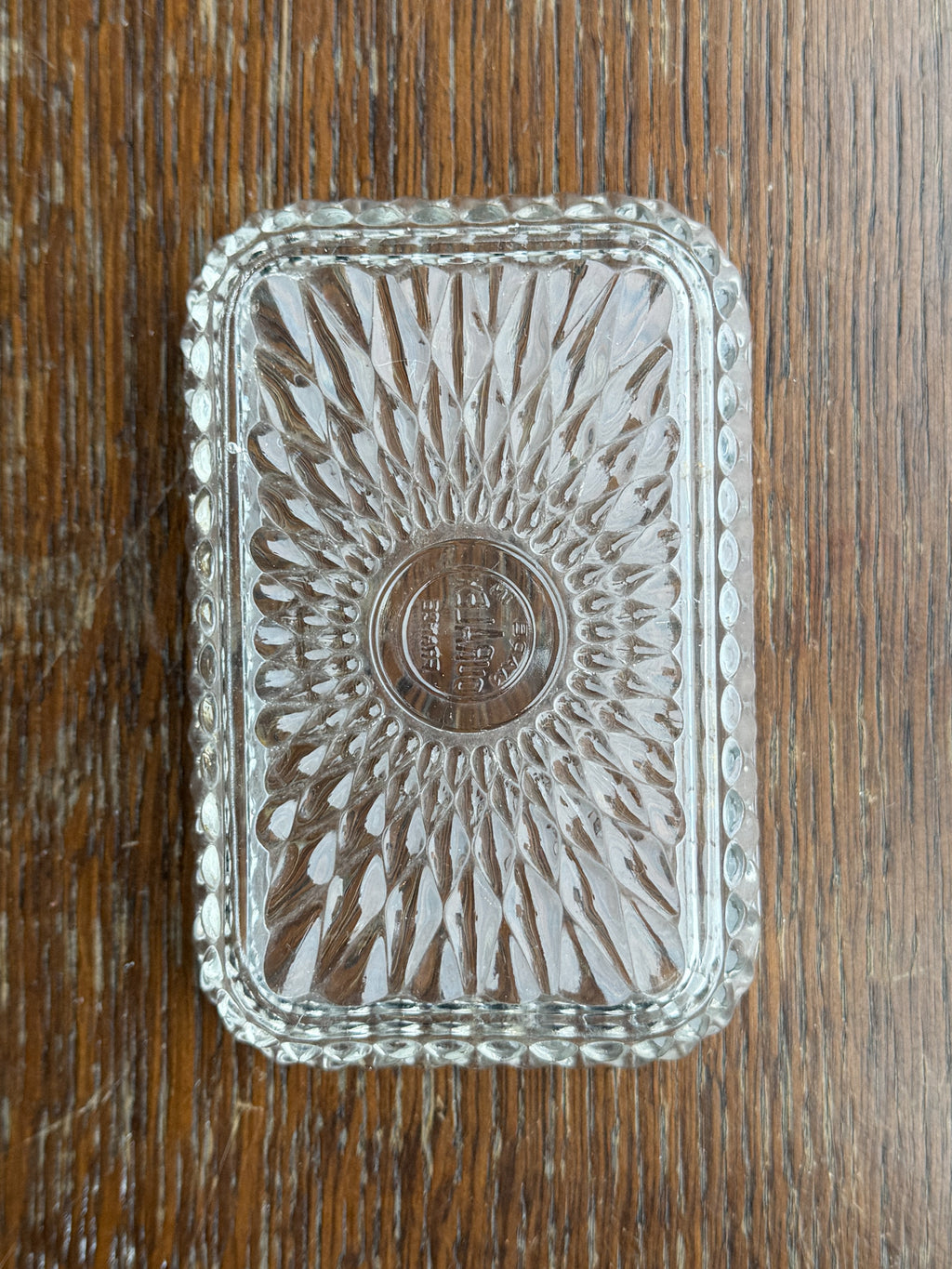 Vintage Glasschale