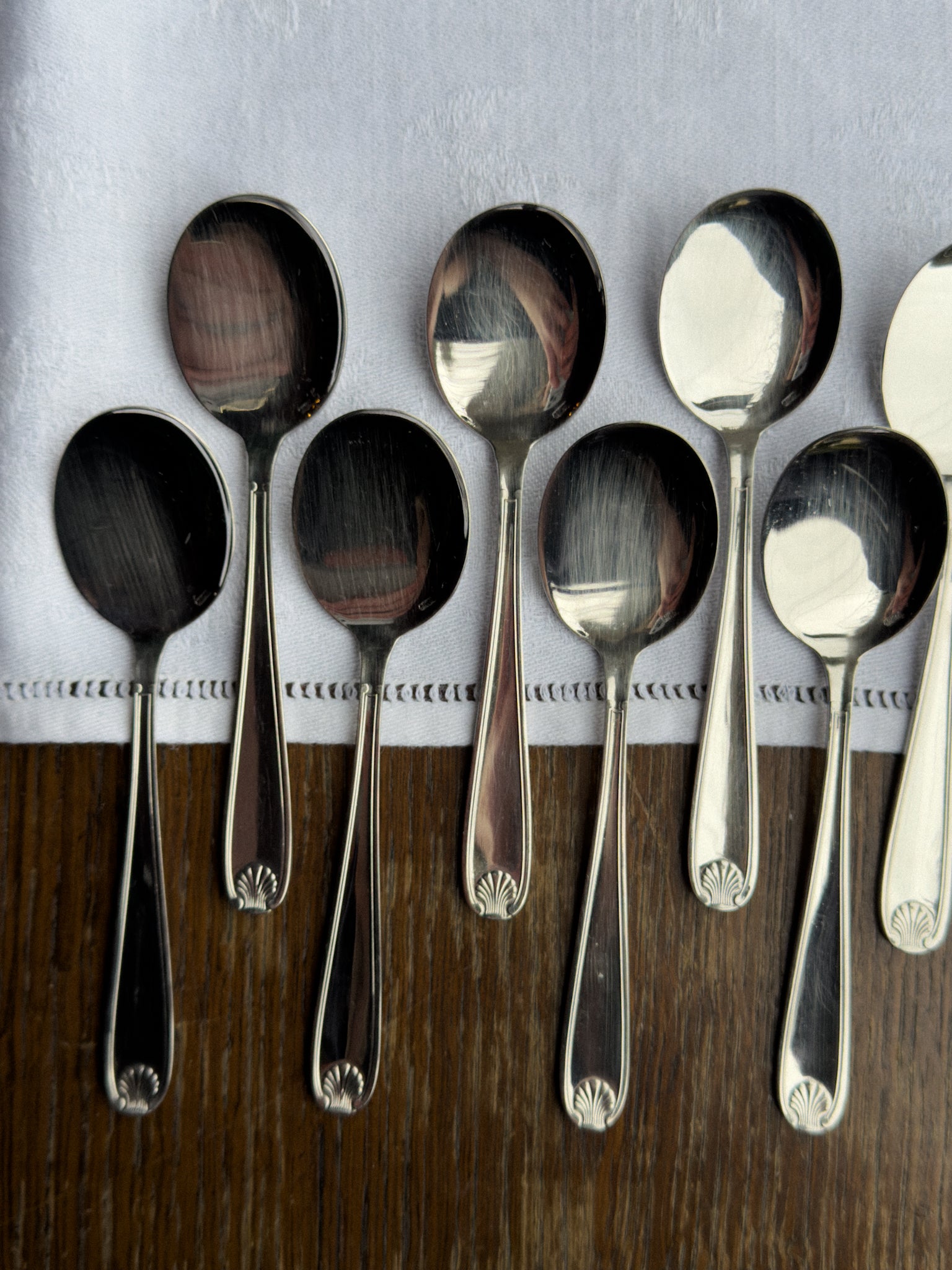 Sada vintage lžiček v kazetě 12 ks