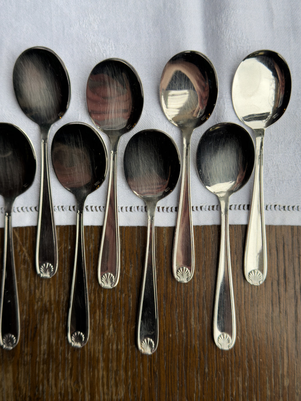 Sada vintage lžiček v kazetě 12 ks