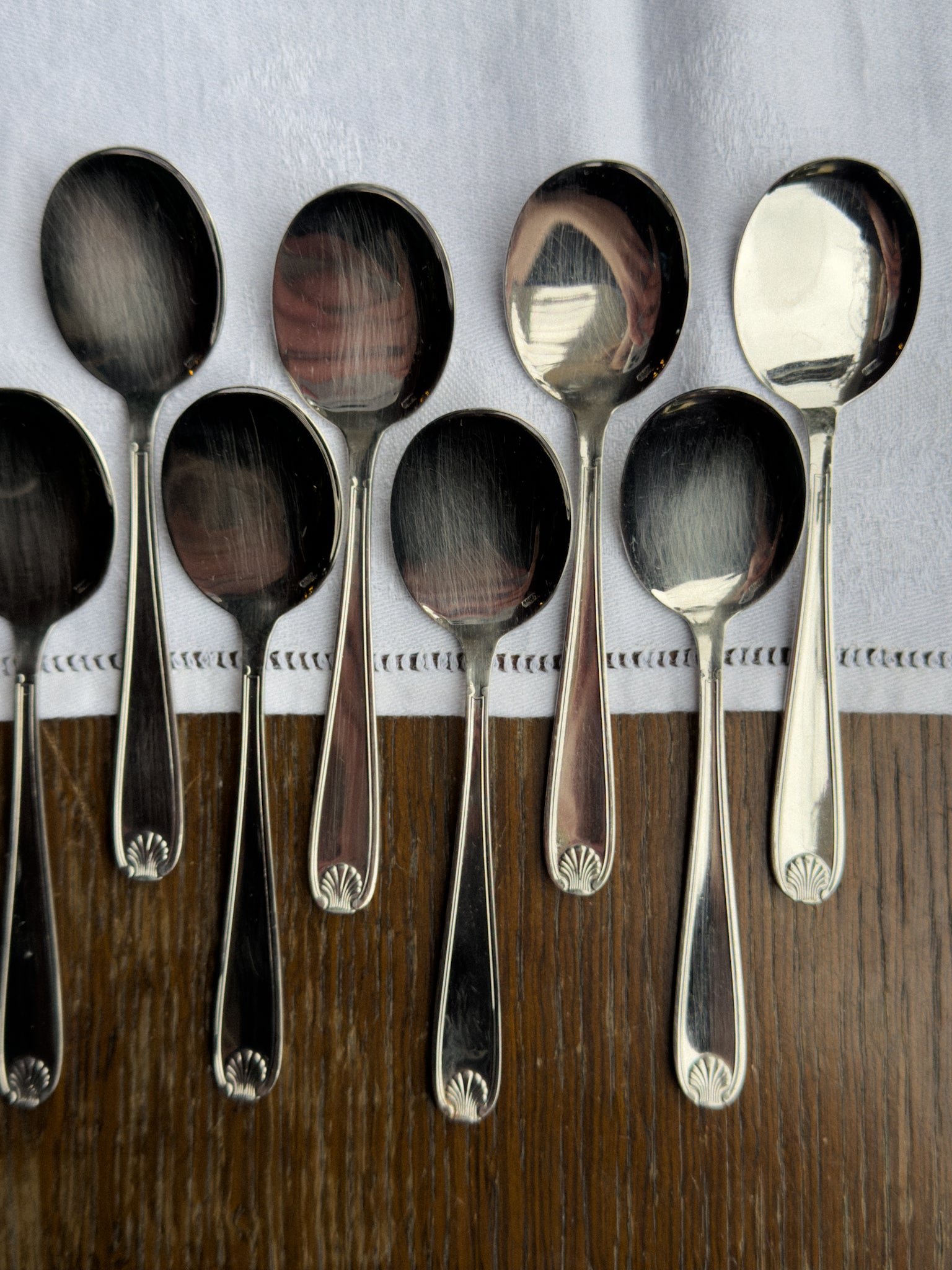 Sada vintage lžiček v kazetě 12 ks