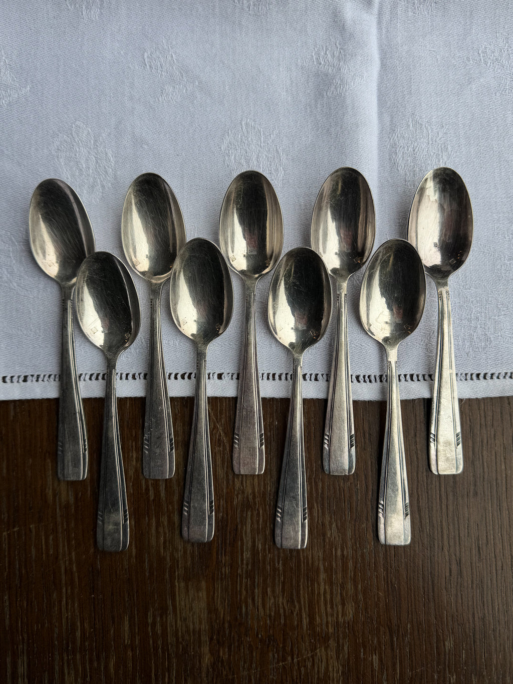 Sada vintage lžiček 9 ks
