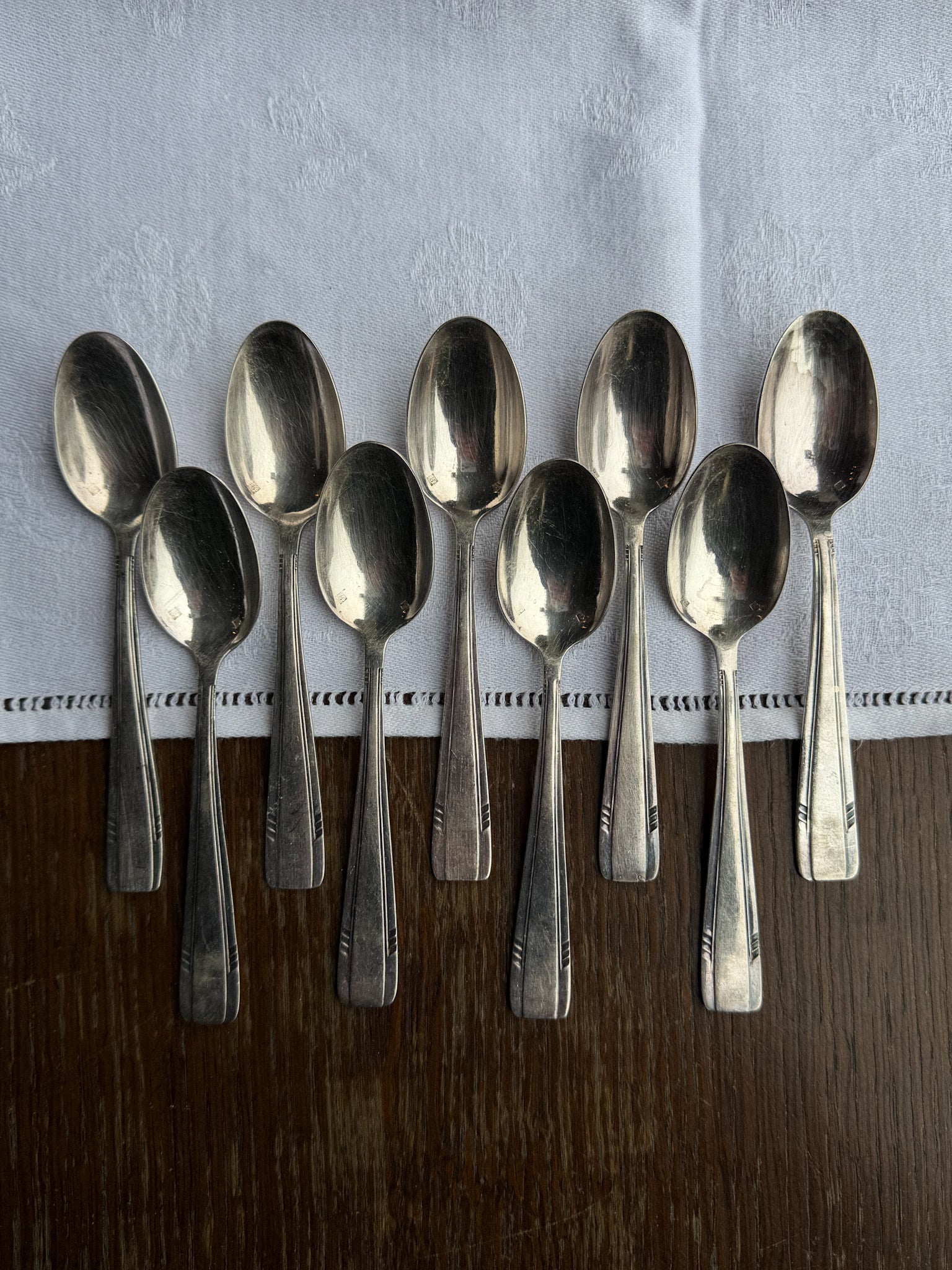 Sada vintage lžiček 9 ks