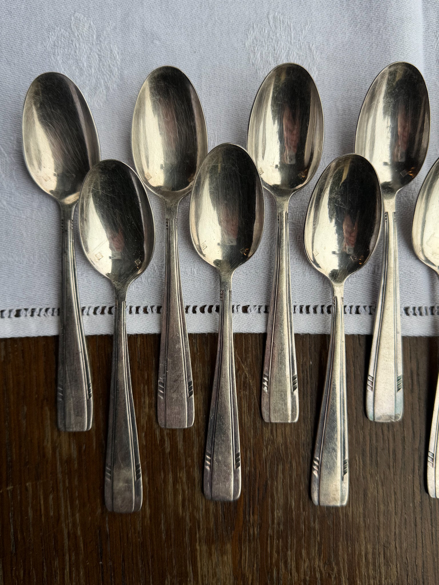 Sada vintage lžiček 9 ks
