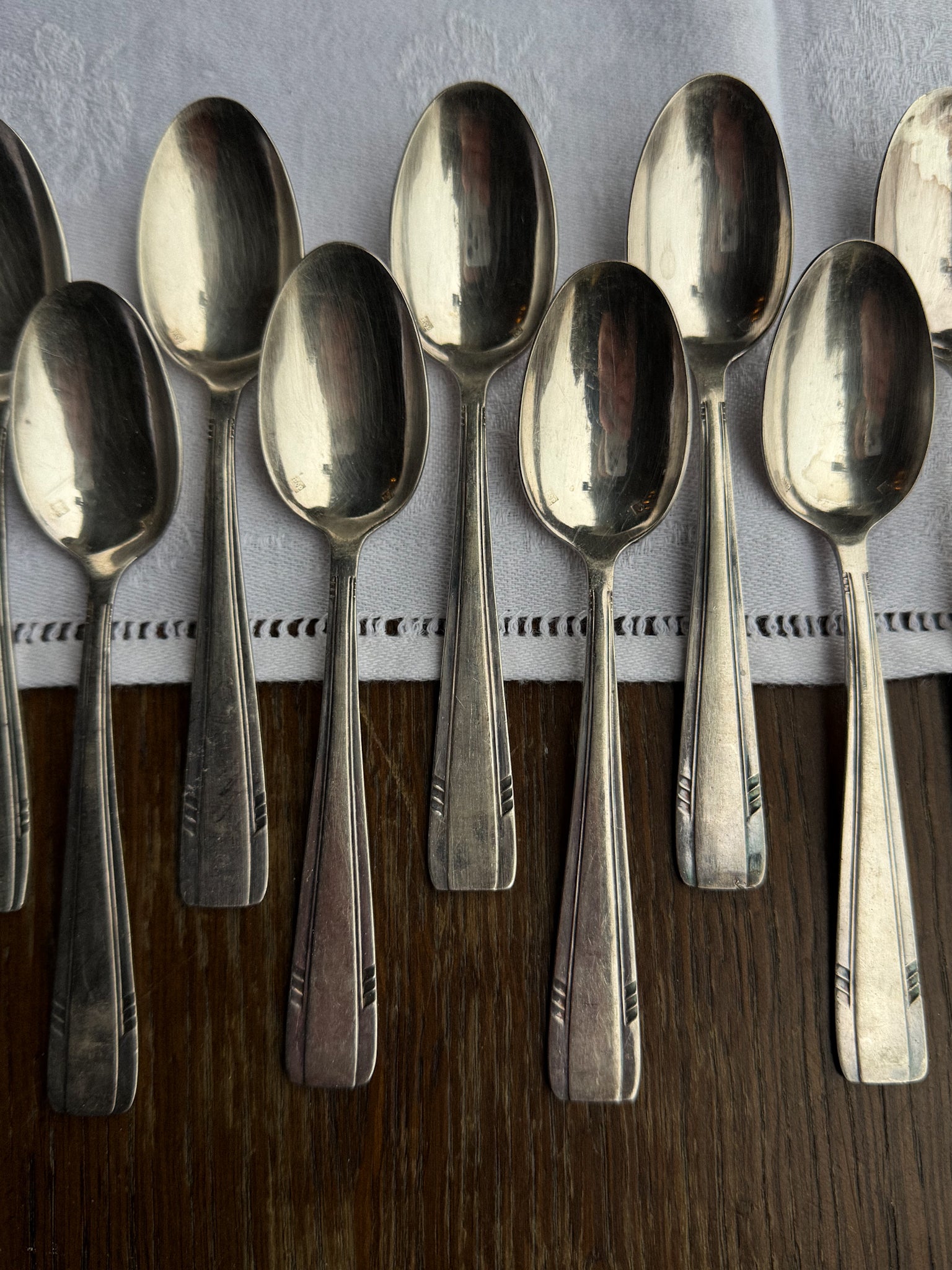 Sada vintage lžiček 9 ks