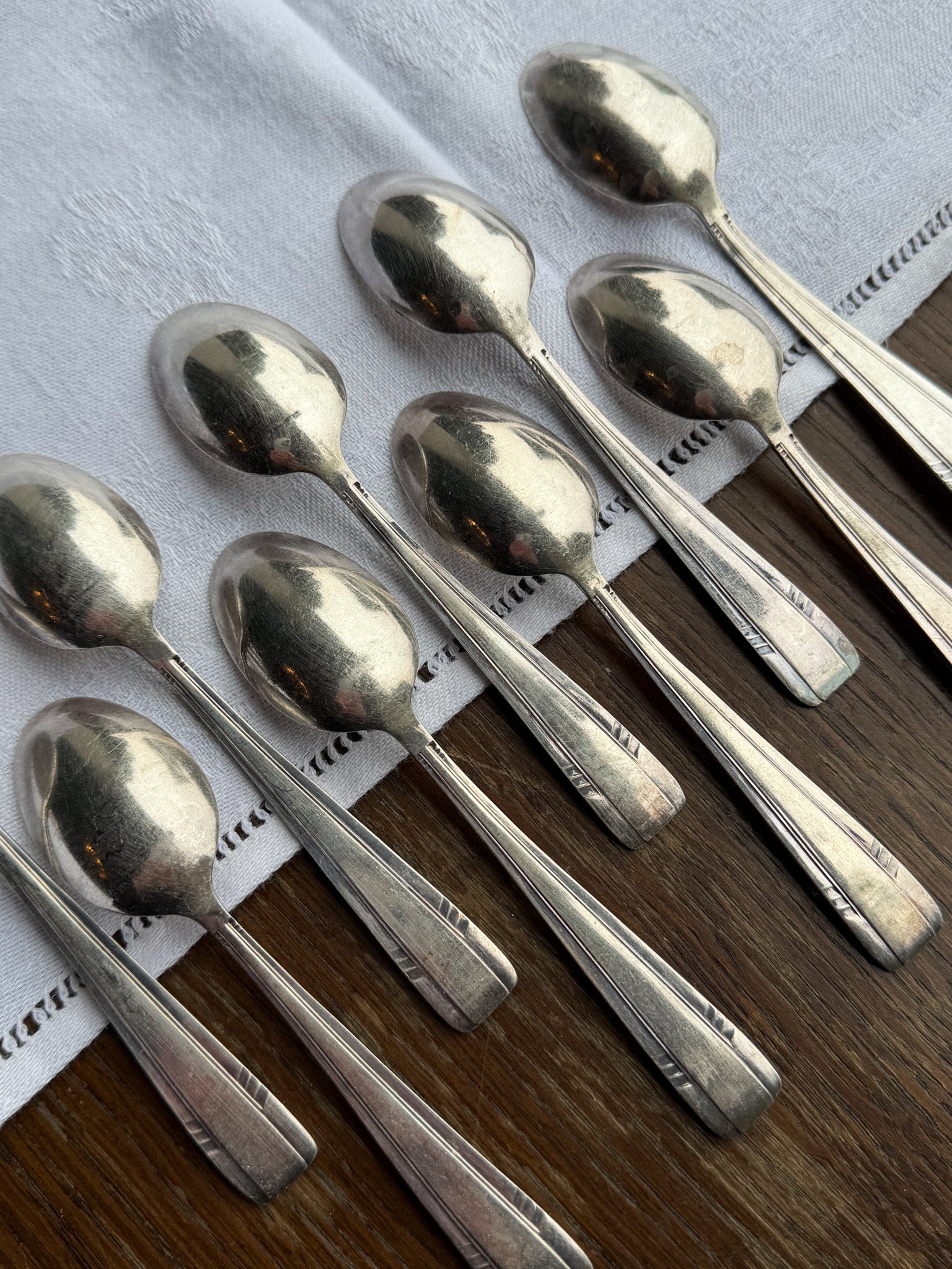 Sada vintage lžiček 9 ks